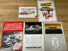 5 Lada Cars 1980's British Car