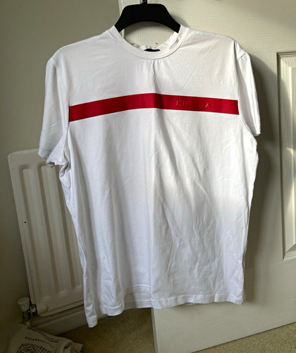 Mens white red - mens, l