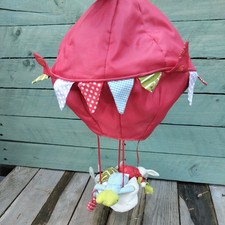 IKEA Fabler Design 2009 Cot mobile hot air balloon with bunny frog and donkey
