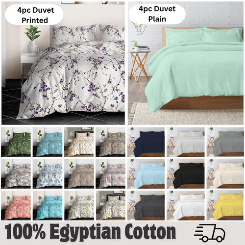 Luxury 4pc egyptian cotton - 4pc,