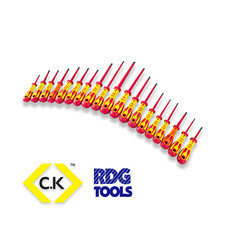 CK Tools Dextro VDE Insulated Screwdrivers Pozi, Phillips, Slotted & Modulo