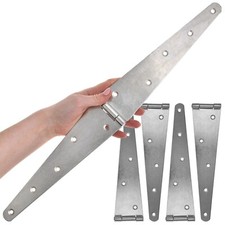 LARGE STRAP HINGES x 4 10"