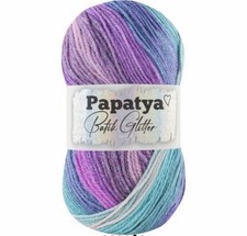 Papatya Batik Glitter Yarn DK