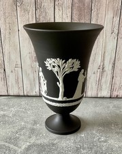 WEDGWOOD WHITE ON BLACK JASPER