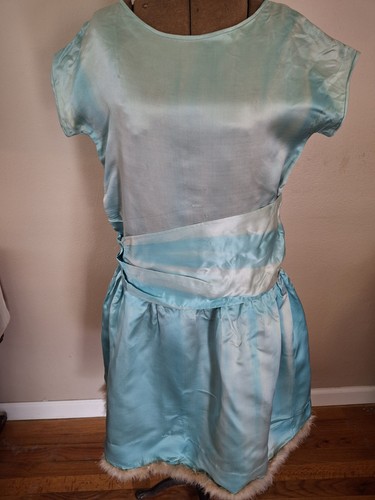 Vintage 1920s turquoise - turquoise, blue