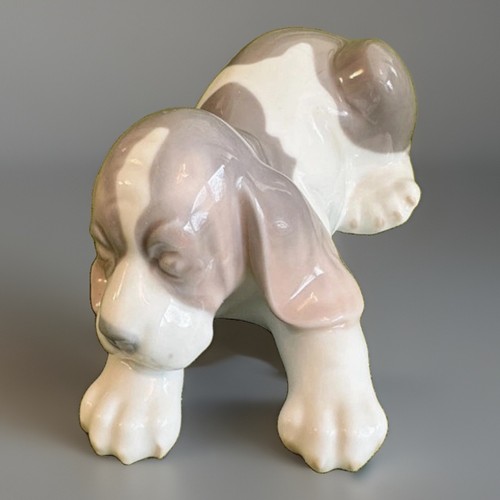 Lladró playful puppy figurine - lladró,