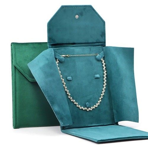 Velvet jewelry pouch foldable - jewelry,