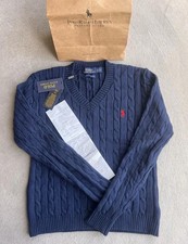 Ralph Lauren Navy Blue Cable