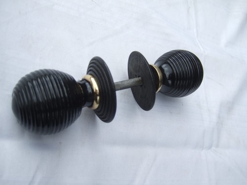 Wooden door handles restored - wooden,