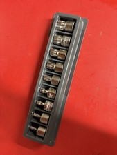 Blue Point BLPXZNM389 9pc 3/8" Drive Triple Square Bit Stubby Socket Driver Set