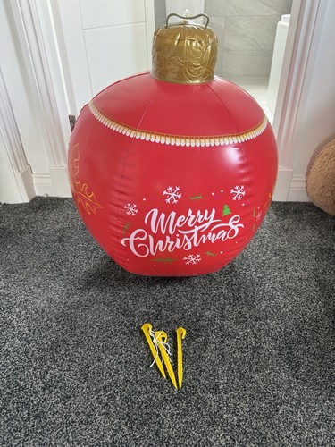 Inflatable christmas bauble - inflatable,