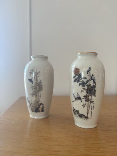 Pair japanese crackle - crackle, glaze