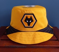 WOLVERHAMPTON WANDERERS FC Football team Bucket Hat made from Upcycled shirt 
