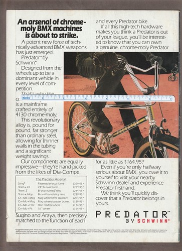 Vintage 1982 schwinn bicycle - 1982,