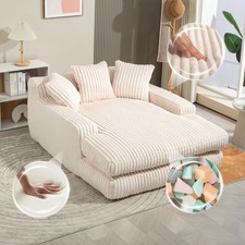 Oversized Chaise Lounge Sofa
