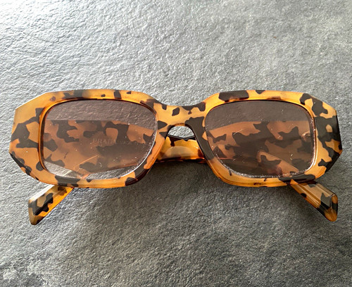 Prada tortoise shell rectangle - tortoise,