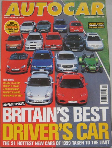 Autocar magazine september - magazine, 1