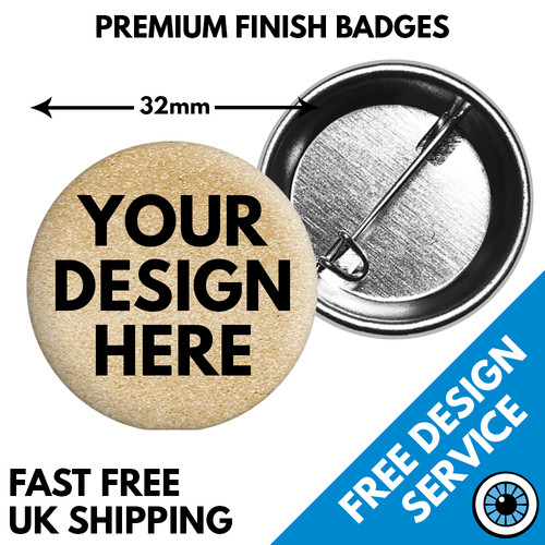 32mm custom badges premium - badges,