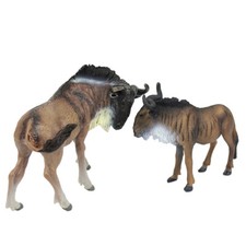 wildebeest plastic toy wildebeest playset wildebeest Model Vivid wildebeest