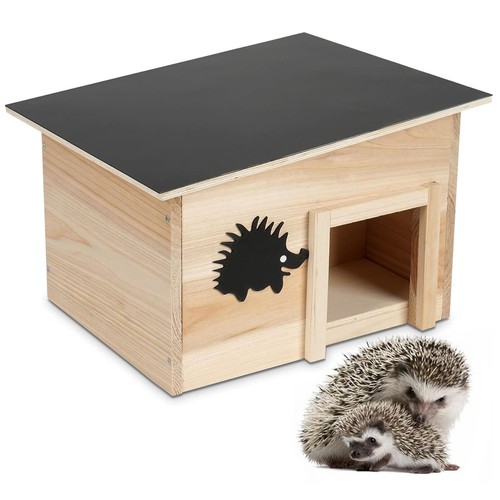Wooden hedgehog house - wooden, 2