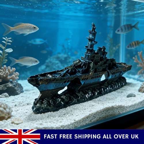 Aquarium shipwreck ornament - shipwreck,