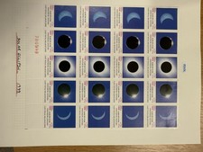 Solar Eclipse, Page Of 20 Stamps