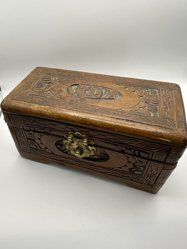Vintage camphor wood - vintage, box