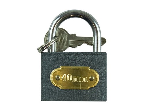 Padlock 40mm heavy duty iron - 40mm,