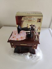 Sartorius Mini Sewing Machine Music Box Ornament Vogue Model