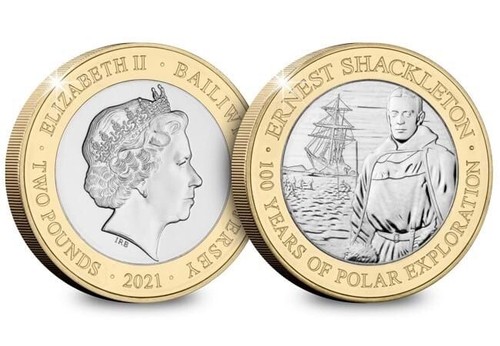 Jersey pound coin ernest - 2,