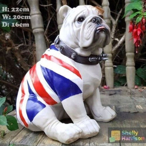 Sitting british bulldog - sitting,