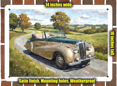 Metal sign 1950 daimler - metal, db18