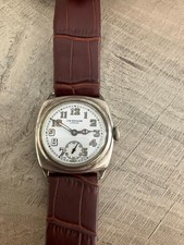 JW Benson Gents Silver 925 Tropical Wristwatch