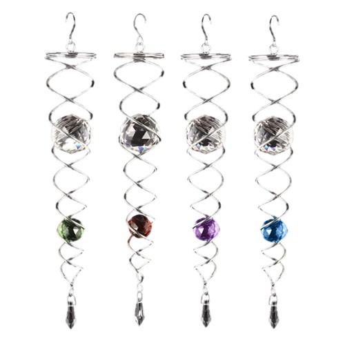 Wind spinner tail gazing ball - spinner,