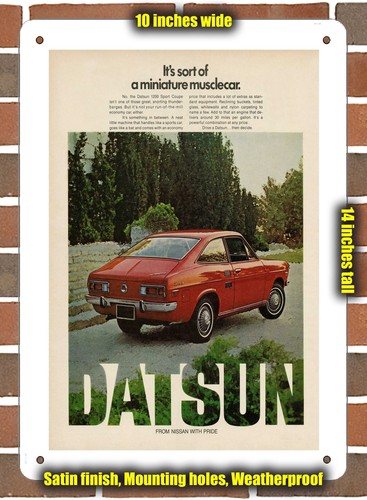 Metal sign 1972 - sign,