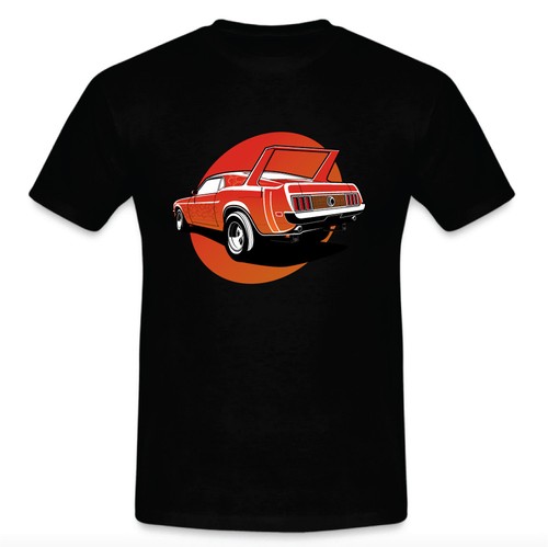 Night fever mustang - mustang, shirt