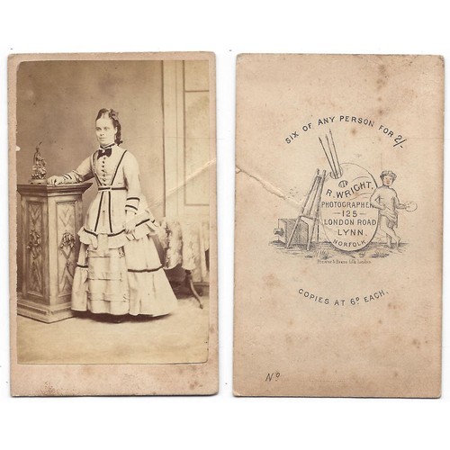Cdv victorian lady carte - cdv, de