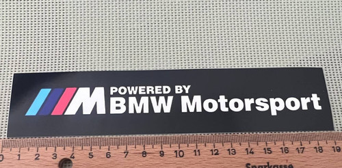 Bmw motorsport powered - motorsport, "powered