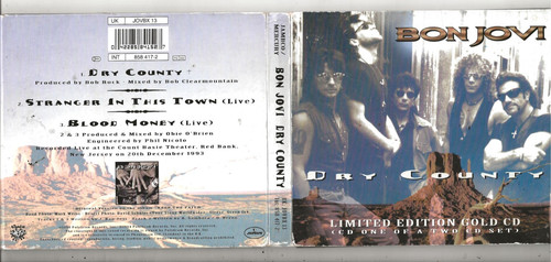 Bon jovi dry county rare - jovi,