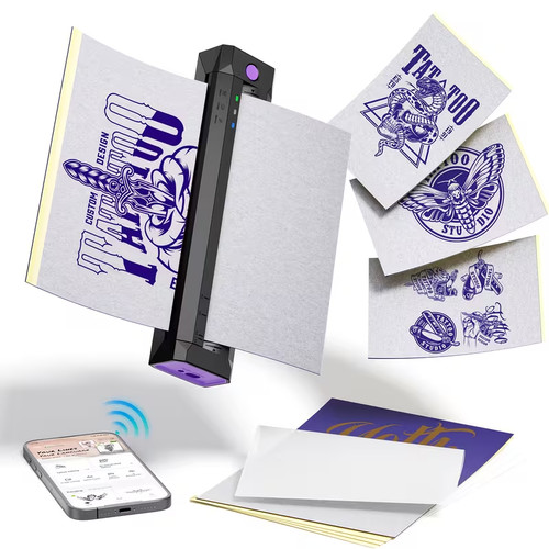 A881u wireless tattoo stencil - wireless,