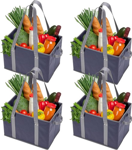 4pk reusable grocery bags - 4pk,