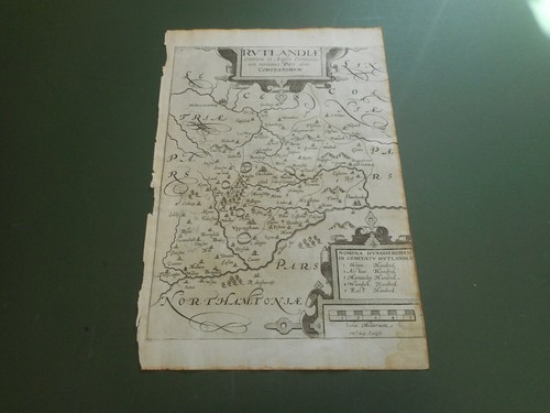 100 original rutlandshire map - rutlandshire,