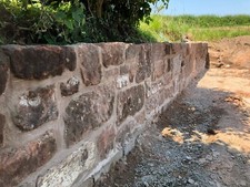 Reclaimed red sandstone - reclaimed,