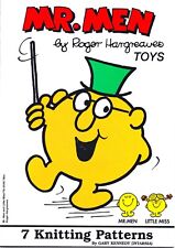 ALAN DART  MR. MEN TOYS  x 7 COLLECTABLE KNITTING BOOKLET