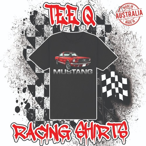 Ford mustang black tee - black, muscle