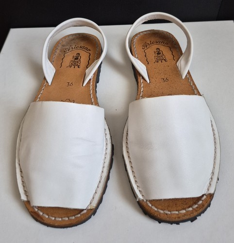 Menorcan spanish white leather - menorcan,