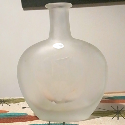 French frosted clear - clear, glass