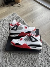 Nike Air Jordan 4 IV Retro Fire Red 2020 Mens Basketball Shoes Trainers UK 9