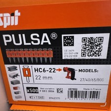 Spit Pulsa 800 HC6 22mm (Pack
