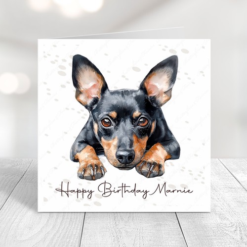Personalised mini pinscher - personalised,